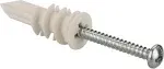 TOGGLER SnapSkru SP Self-Drilling Drywall Anchor, Glass-Filled Nylon, Made in US, For #6 to #10 Fastener Sizes (Pack of 100)