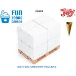 Joy Regular Size Ice Cream Waffle Cone - 228/Case