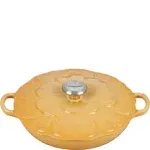 Le Creuset Signature Enameled Cast Iron 2.25-Quart Petal Braiser - Honey