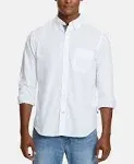 Nautica Men's Classic-Fit Stretch Button-Down Shirt - Bright White