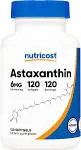 Nutricost Astaxanthin 6mg, Non-GMO and Gluten Free, 120 Softgels (4 Month Supply)