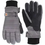 Carhartt Women's Quilts Gloves, Medium, Charcoal