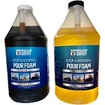 4 Lb. Density Expanding Pour Foam, 2 Part Polyurethane Closed Cell Liquid Foam for Boat and Dock Flotation, Soundproofing, Filling Voids, and Insulation (Quart Kit)