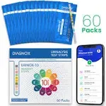 Urinox-10 Urine Test Strips - 60 tests/bx 10