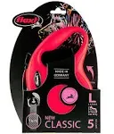 Automatic Leash Flexi New Classic L 5 M Red Tape Multi Large 5m