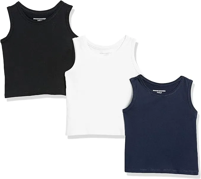 Amazon Essentials Boys Tank Tops, 3 pack, X-Large