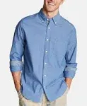 Nautica Men's Classic-Fit Stretch Button-Down Shirt - Riviera Blue