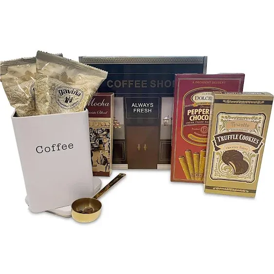 Coffee Gift Box - Gourmet Coffee Gift Basket - Holiday Coffee Gift for Women/Men - Anniversary, Birthday, Thank You, Housewarming Gift