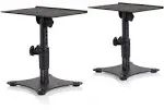 Gator Frameworks GFWSPKSTMNDSK Desktop Studio Monitor Stand - Adjustable Height