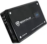 Rockville Atom 8b 8 Channel 3500 Watt Marine/Boat Amplifier Amp w/Bluetooth