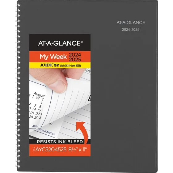 AT-A-GLANCE DayMinder Academic Weekly/Monthly Planner