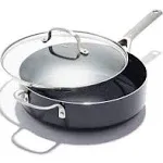 OXO - CC006954-001 - Agility Ceramic Coated Aluminum Saute Pan 5 qt Black