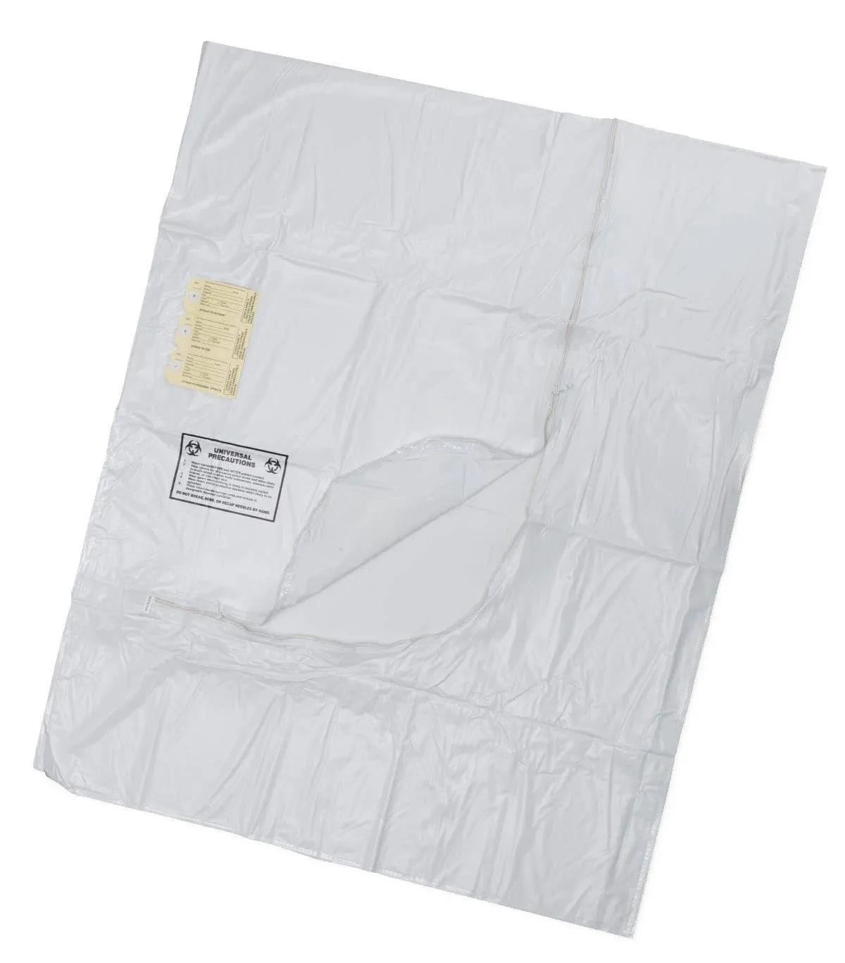 Medline Body Bags, 36" x 90", Adult, White (Pack of 10)