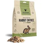  Freeze Dried Raw Cat Food, Rabbit Mini Nibs Entree, 12 oz 