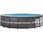 Intex 18' x 52" Ultra Frame Above Ground Swimming Pool Set with Sand Filter Pump