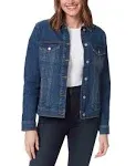 Gloria Vanderbilt Women's Amanda Denim Jacket, Size: Small, Green