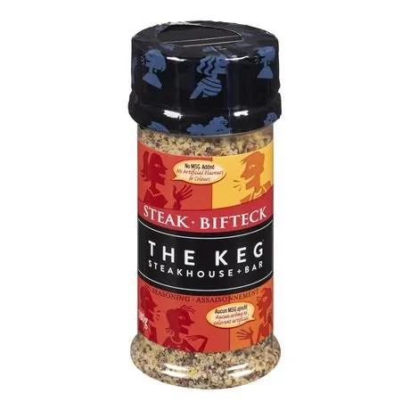 The Keg Steak Seasoning, Gluten Free, NO MSG 180g/6.3oz from Canada 