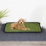 Ottomanson Indoor/Outdoor Grass Pee Pad Potty Pet Training Tray