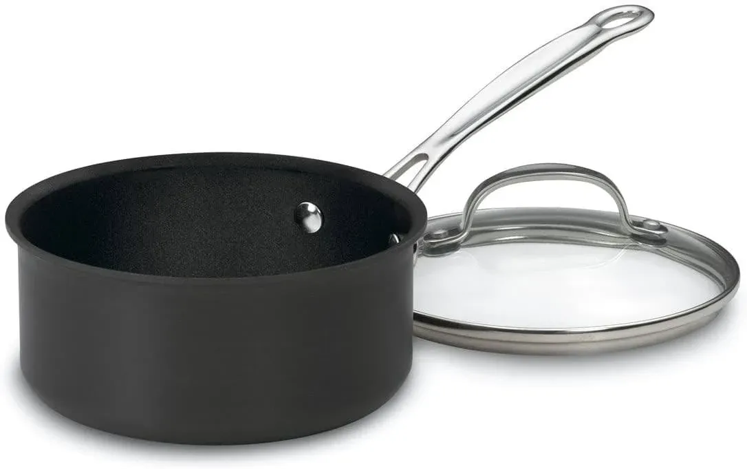 Cuisinart Chef's Classic 619-16 Sauce Pan with Cover, 1.5 qt Capacity, Aluminum