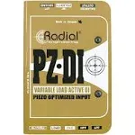 Radial Engineering PZ-DI Acoustic Pickup Guitar/Instrum<wbr/>ent Direct Box Active DI