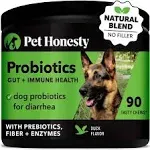 Pet Honesty Probiotics for Dogs - Gut Health for Dogs, Dogs Vitamins Gut Flora, Immunity Health, Dog Probiotics and Digestive Enzymes, Digestive Health Diarrhea & Bowel Support (Duck)