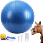 Herding Ball for Horse, 40" Anti-Burst Giant Soccer Ball Toy for Horses, Pump Included