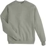 1X Men&#x27;s Ecosmart Fleece Sweatshirt Cotton-blend Pullover Crewneck Sweatshirt L