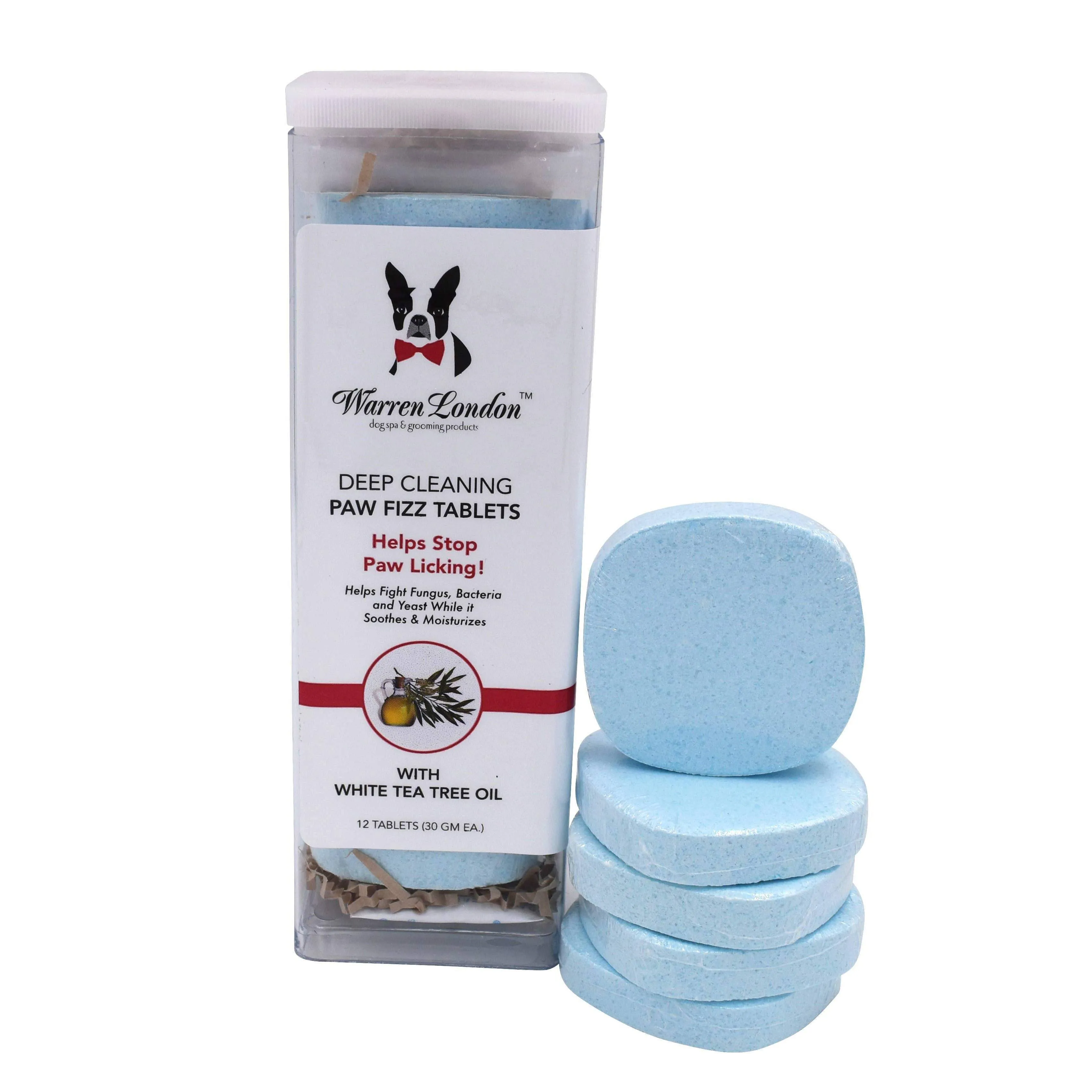 Warren London Deep Cleaning Paw Fizz Tablets - Paw Soak