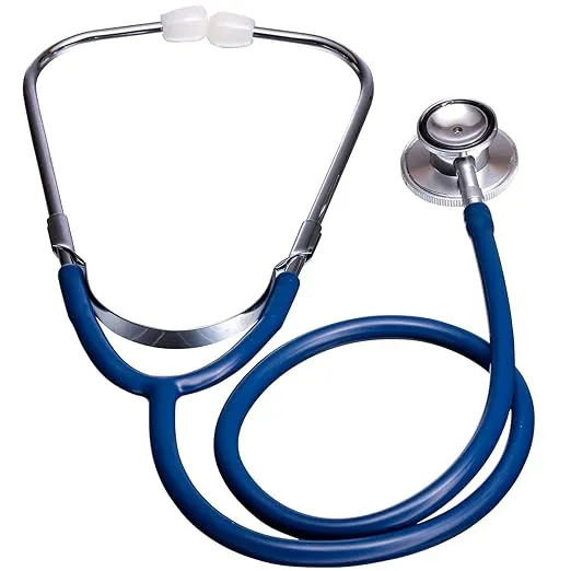 Novamedic Classic Blue Dual Head Stethoscope 22-inch Adult Size Stethoscope f...