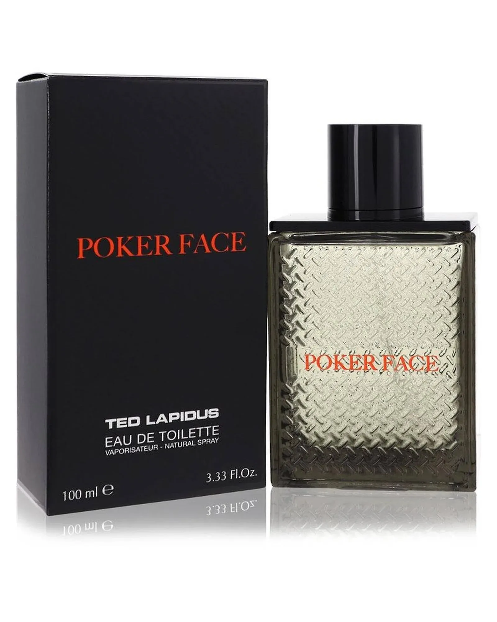 Ted Lapidus 3.4 oz Poker Face Eau De Toilette Spray for Men