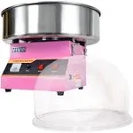 Pink Electric Commercial Cotton Candy Machine with Bubble Shield Vivo