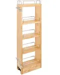 Rev-A-Shelf 448-Wc-5C Pull-Out Wood Wall Cabinet Organizer, Natural