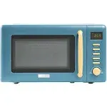 Haden Dorchester Stone Blue Compact Microwave