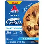 Atkins Protein Cookie Chocolate Chip 4 Count