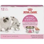 Royal Canin Mother & Babycat Ultra Soft Mousse in Sauce Canned Cat Food - 3 oz, 12-Pack