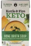 Kettle Fire Keto Broccoli Cheddar Bone Broth Soup