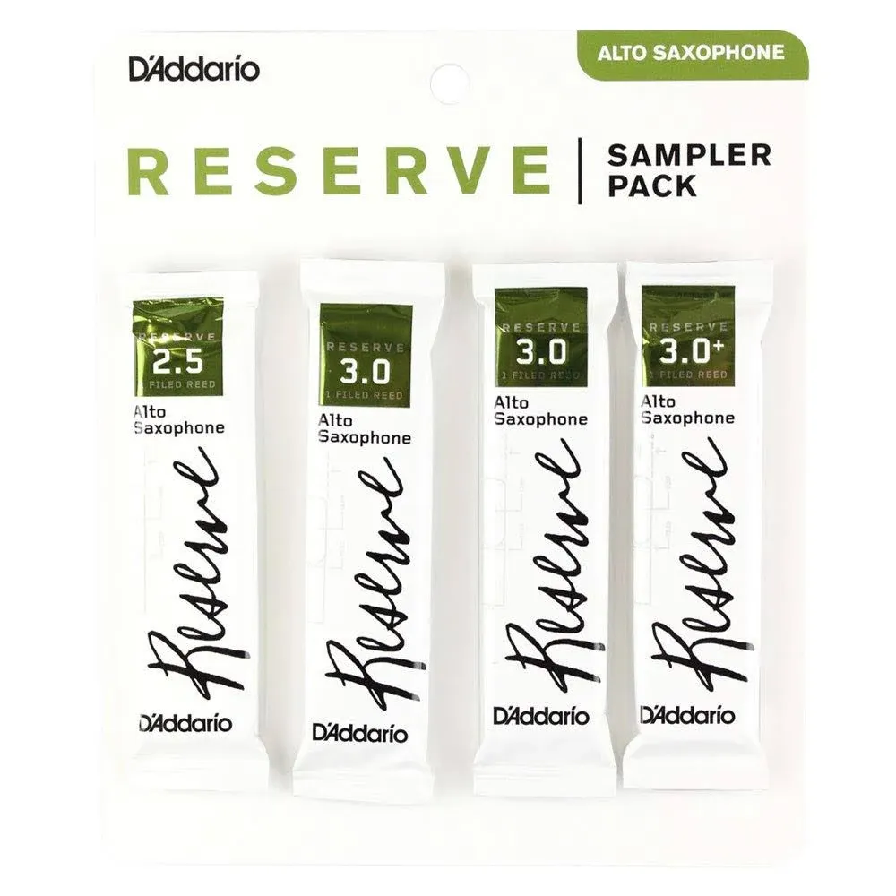 D'Addario Reserve Alto Saxophone Reed Sampler Pack