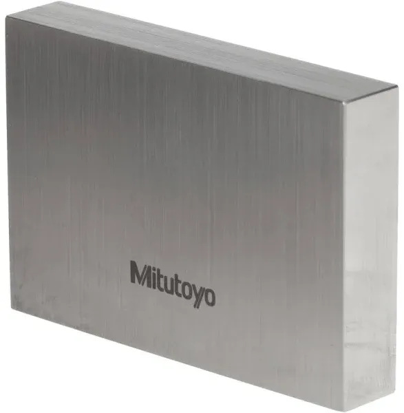 Mitutoyo 1&#034; Rectangular Steel Gage Block