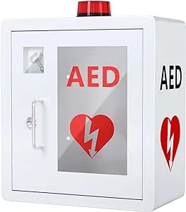 Fivtyily AED Cabinet Fits All Brands Cardiac Science, Zoll, AED Defibrillator ...