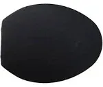 Spandex Fabric Cover for A Lid Toilet Seat Fits on Round & Elongated Models - Handmade in USA (Black)