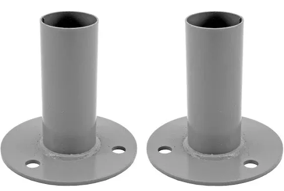 GoodsZone Canopy Fittings Kit 1 3/8" Slant roof Shelter Carport Deck Shed Frame Connectors Coupling, 2/Pack (Foot Pads)