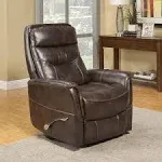 Parker Living Gemini - Truffle Manual Swivel Glider Recliner