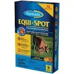 Farnam Equi Spot Spot-On Fly Control for Horses, 12 Week Supply