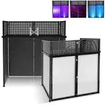 Portable DJ Facade Table Station -  40 * 40 * 20 Inches DJ Event Booth Facade 