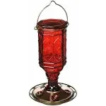 More Birds Jewel Hummingbird Feeder Red