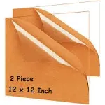 Acrylic Sheets - Clear Acrylic Sheet Set for Displays - 2 Pack Plexiglass She...