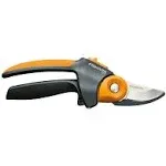 Fiskars PowerGear2 SoftGrip Hand Pruner with Ultrablade Steel Coated Blade，US