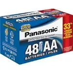 Panasonic - Platinum Power AA Batteries (48-Pack)