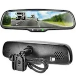 Master Tailgaters OEM Rear View Mirror with 4.3&#034; Auto Adjusting Brightness LCD