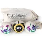 Friendsheep Lavender Fields Set of 3 Eco Dryer Balls - Bee